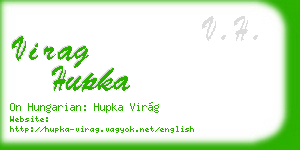 virag hupka business card